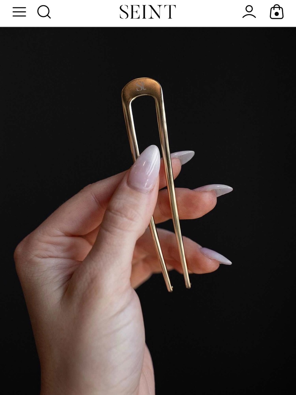 Sent hair pin (French)